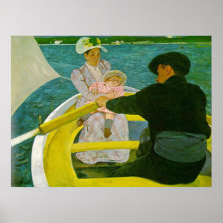The Boating Party, Mary Cassatt Poster