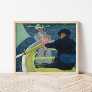 The Boating Party Mary Cassatt Poster