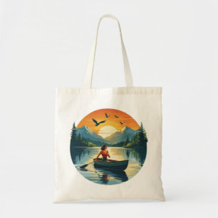 The boating woman tote bag