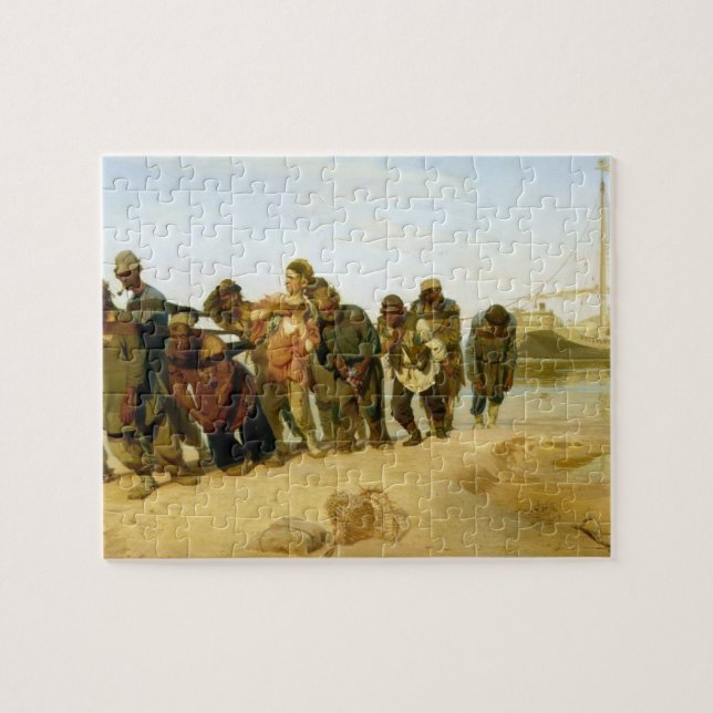 The Boatmen on the Volga, 1870-73 Jigsaw Puzzle (Horizontal)