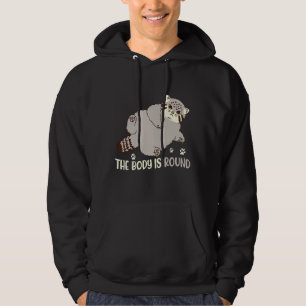 The Body Is Round Pallas Cat Cute Pallas Cat Hoodie