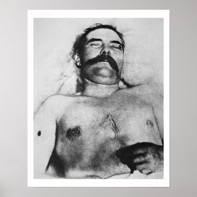 The body of John Wesley Hardin (1853-95) after hav Poster (Front)