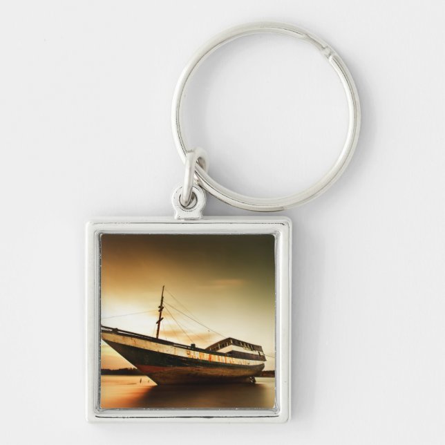 The Body Of Old Ship | Bali, Indonesia Key Ring (Front)