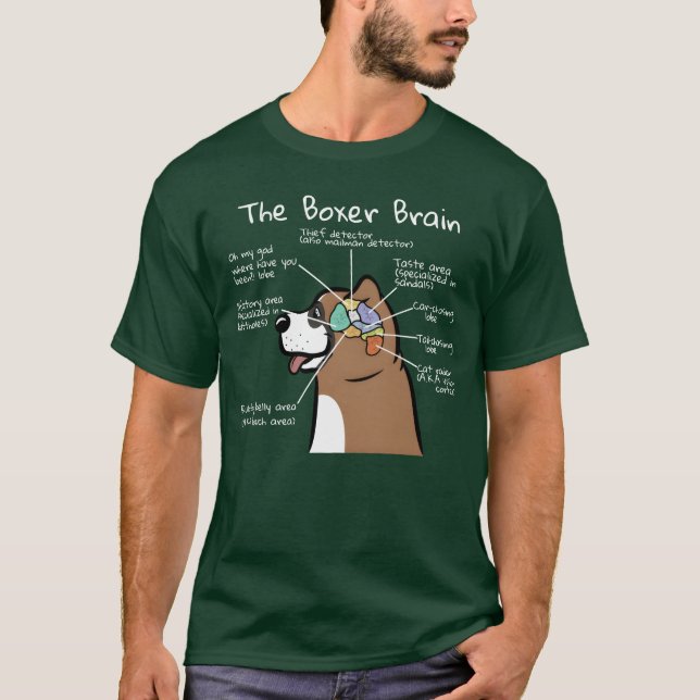 The Boer Dog Brain vintage family T-Shirt (Front)