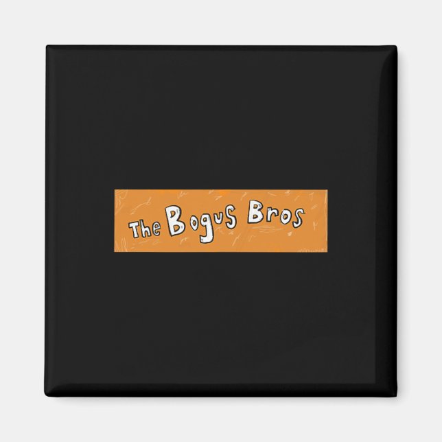 The Bogus Bros Halloween Heist Box Logo  Magnet (Front)