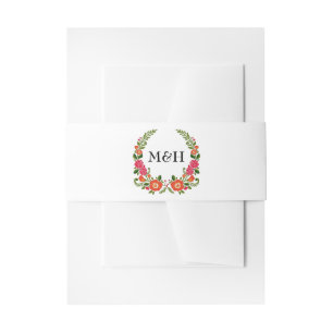 The Bohemian Summer Wedding Collection Invitation Belly Band