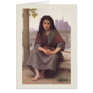 "The Bohemian" William-Adolphe Bouguereau Card