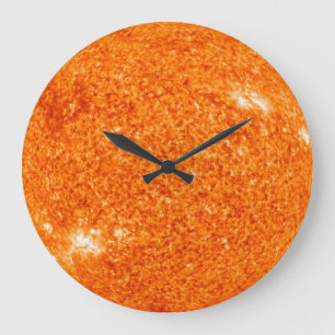 The Boiling Sun Large Clock