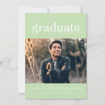 THE BOLD GRADUATE | PHOTO GRADUATION INVITATION