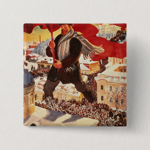 The Bolshevik, 1920 15 Cm Square Badge
