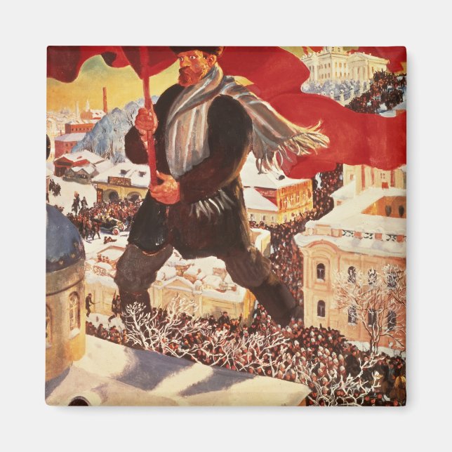 The Bolshevik, 1920 Magnet (Front)