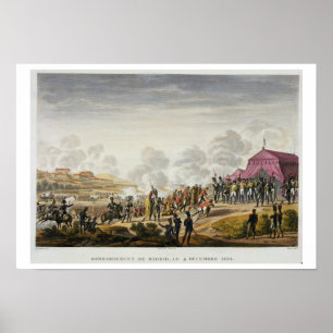 The Bombardment of Madrid, 4 December 1808, engrav Poster