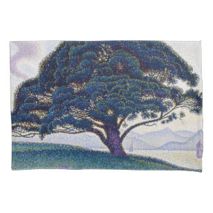 The Bonaventure Pine, Oil Painting, Paul Signac Pillowcase