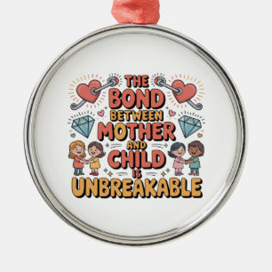 The Bond Between Mother And Child Is Unbreakable Metal Tree Decoration