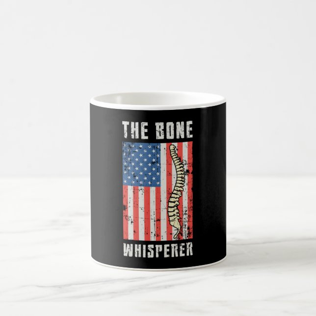 The Bone Whisperer Chiropractor Spine Chiropractic Coffee Mug (Center)