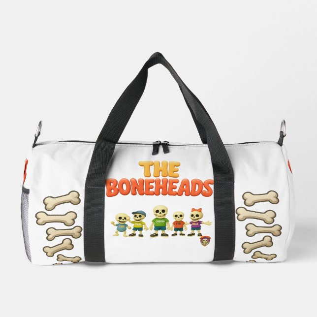 The Boneheads™ Duffel Bag – Bones Academy Edition (Back)