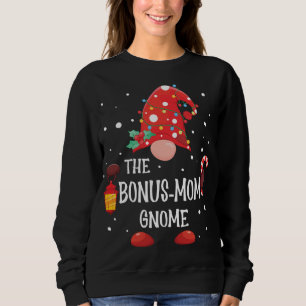 The Bonus Mum Gnome Matching Family Christmas Gnom Sweatshirt