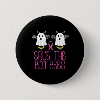 The Boo Bees Breast Cancer Halloween  6 Cm Round Badge