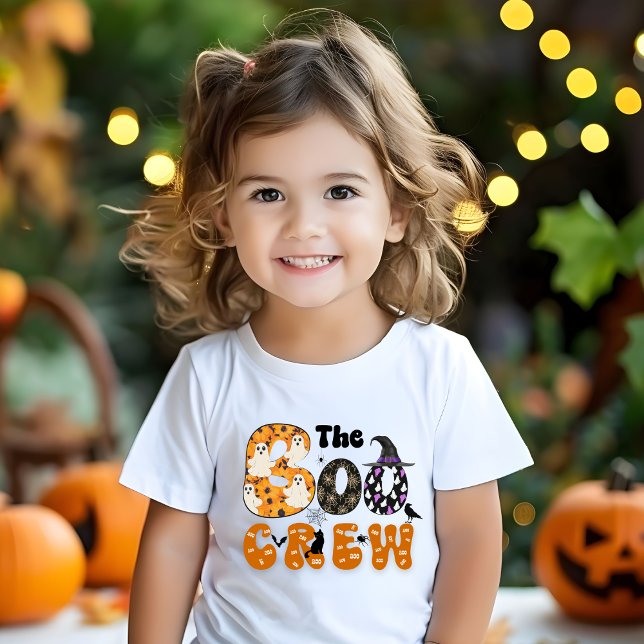 The Boo Crew Colourful Halloween Family Matching Toddler T-Shirt (Creator Uploaded)