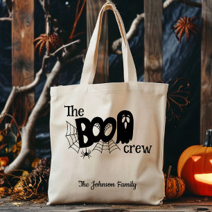 The Boo Crew Custom Halloween Family Kids  Tote Bag