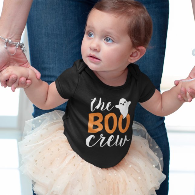 The Boo Crew Family Matching Halloween Orange Baby Bodysuit (Creator Uploaded)