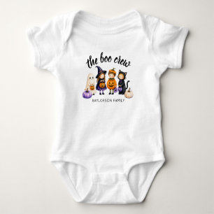 The Boo Crew Halloween Family Personalised Baby Bodysuit