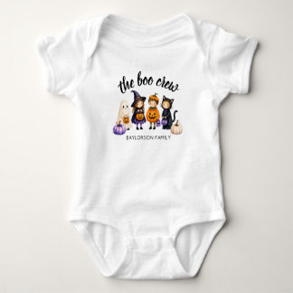 The Boo Crew Halloween Family Personalised Baby Bodysuit
