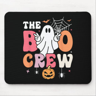 The Boo Crew Halloween Ghost Trick Or Treat Squad Mouse Pad