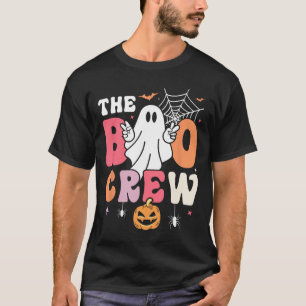 The Boo Crew Halloween Ghost Trick Or Treat Squad  T-Shirt