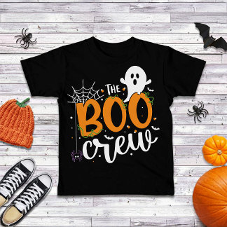 The Boo Crew Orange Halloween cute Family Matching T-Shirt