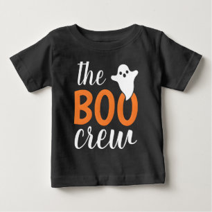 The Boo Crew Orange Halloween Family Matching Baby T-Shirt