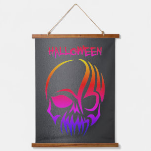 The Boo Crew Orange Halloween Family Matching spoo Hanging Tapestry