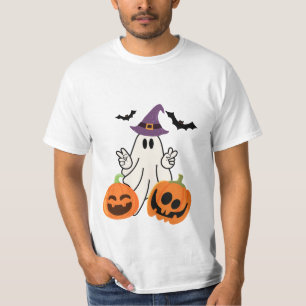 The Boo Crew Orange Halloween T-Shirt