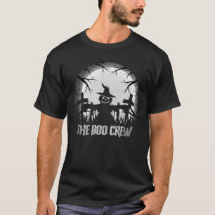 The Boo Crew Trick Or Treat, Halloween Pumpkin Sca T-Shirt