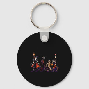 The Boo-tles Halloween Witch Rock Mummy Walking St Key Ring