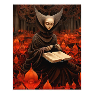 The Book Healer - Surrealistic Art Photo Print