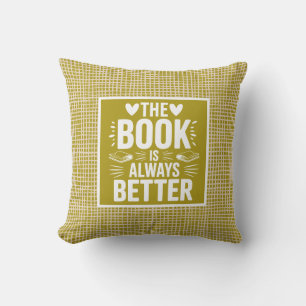 The Book Is Always Better Cushion