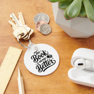 the book is always better key ring