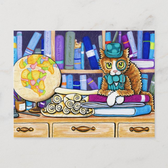 The Book Keeper Postcard (Front)