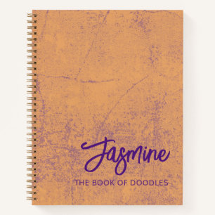 The Book of Doodles Orange Ideas and Art Journal