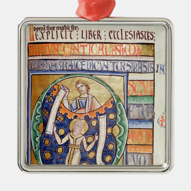 The Book of Ecclesiastes Metal Tree Decoration (Front)