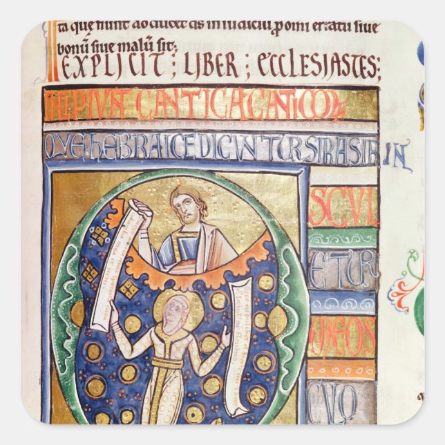 The Book of Ecclesiastes Square Sticker (Front)