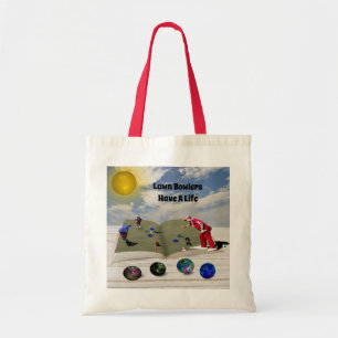 The Book Of Lawn Bowls Popout Art, Budget Tote Bag