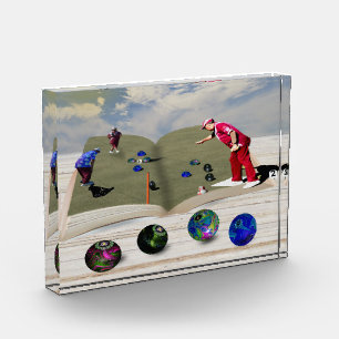 The Book Of Lawn Bowls Popout Art, Photo Block