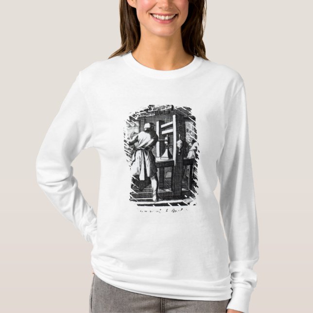 The Book Printer T-Shirt (Front)