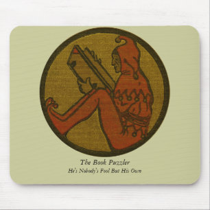 The Book Puzzler Mouse Pad