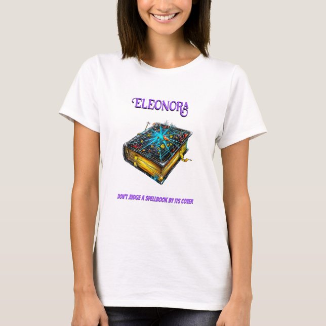 The Book’s Revenge Spellbook Magic Curse Poem T-Shirt (Front)