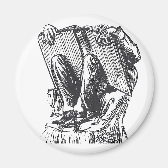 The Bookworm Magnet (Front)