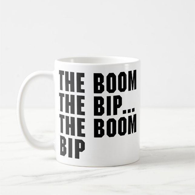 The Boom Bip Coffee Mug (Left)