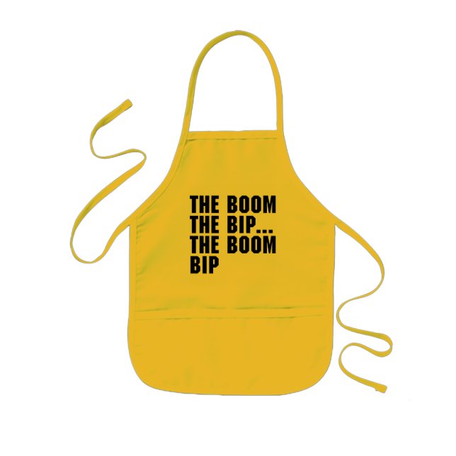 The Boom Bip Kids Apron (Front)
